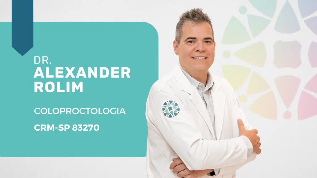 Dr. Alexander Rolim, Consulta Proctologista Especialista em Doenças Inflamatórias Intestinais e Pesquisa Clínica. 